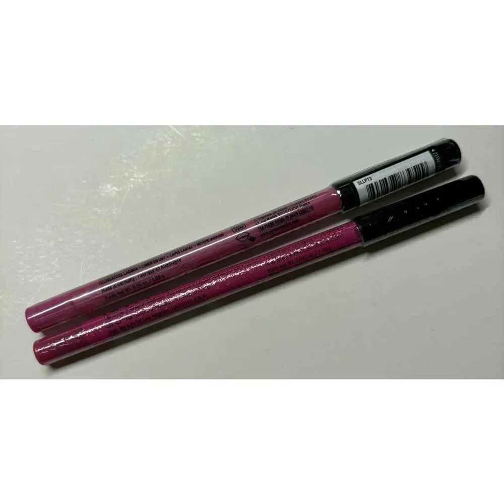 NYX Slide On Glide On Stay On Waterproof Lip Liner SLLP13 Disco Rage Lot of 2